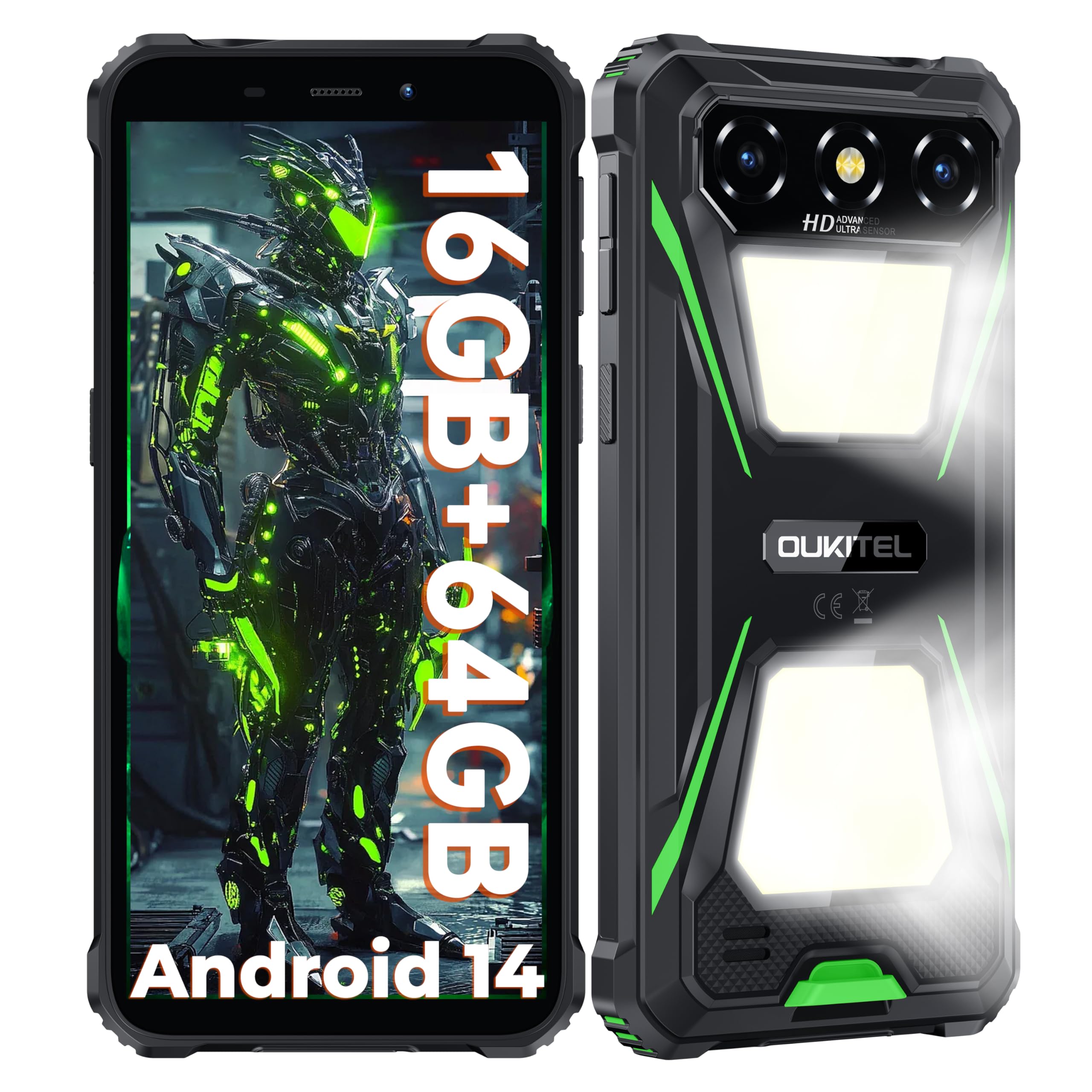 Amazon | OUKITEL G5 SIMフリー スマホ 本体 16GB RAM 64GB ROM 1TB